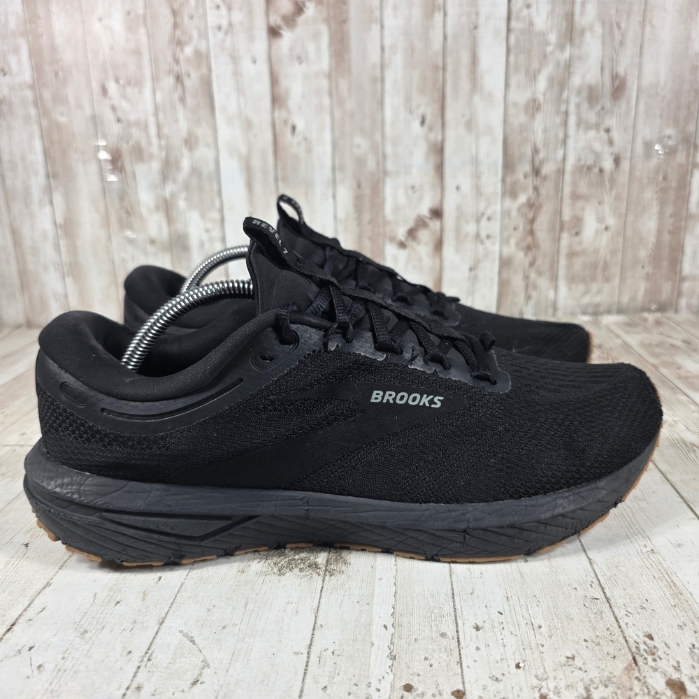 Brooks Revel 7 Mens Running Shoes Black Gum 1104351D072 Size 11.5 Medium D